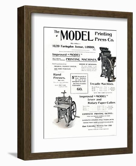 'The Model Printing Press Co.', 1910-Unknown-Framed Giclee Print