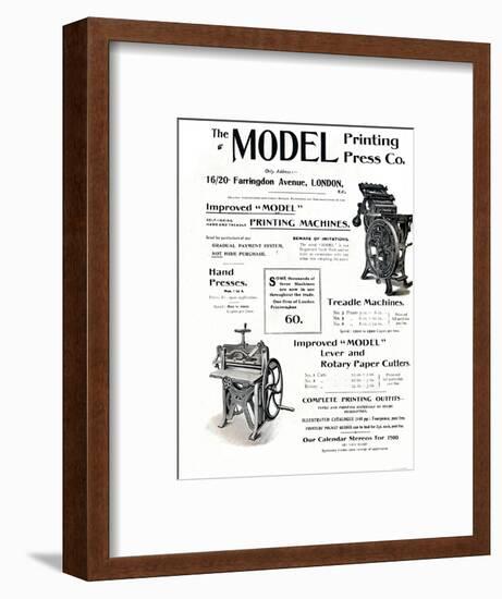 'The Model Printing Press Co.', 1910-Unknown-Framed Giclee Print