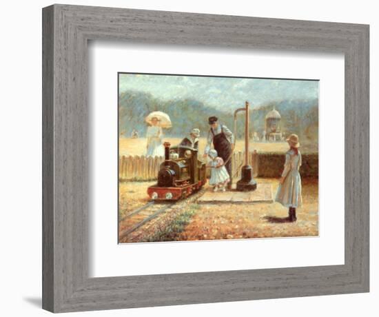 The Model Railway-Rene Legrand-Framed Art Print