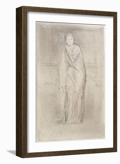 The Model Resting, 1870-James Abbott McNeill Whistler-Framed Giclee Print