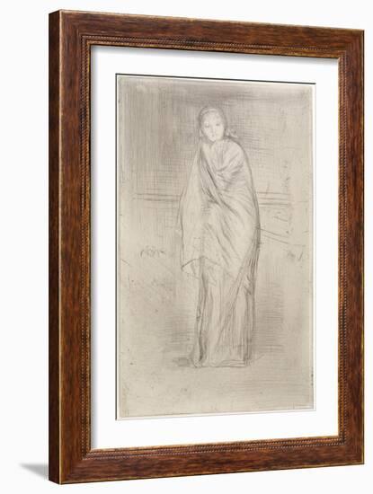 The Model Resting, 1870-James Abbott McNeill Whistler-Framed Giclee Print