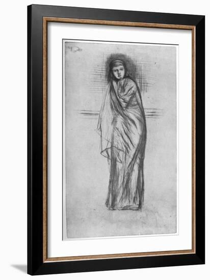 The Model Resting, 19th Century-James Abbott McNeill Whistler-Framed Giclee Print