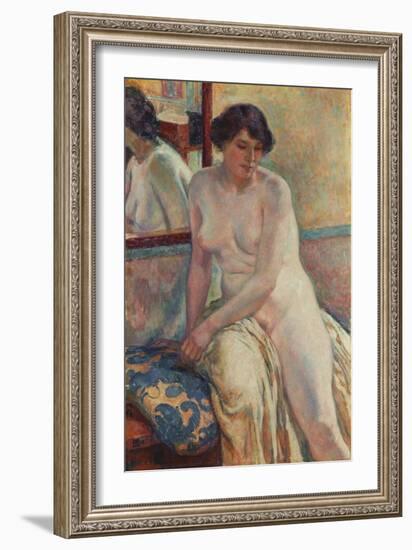 The Model's Rest, 1912-Theo van Rysselberghe-Framed Giclee Print