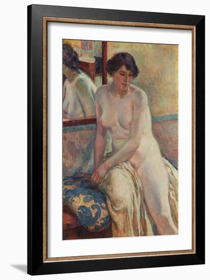 The Model's Rest, 1912-Theo van Rysselberghe-Framed Giclee Print
