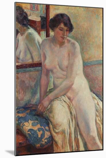 The Model's Rest, 1912-Theo van Rysselberghe-Mounted Giclee Print