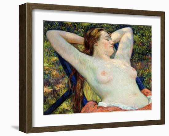 The Model's Siesta, 1920-Theo van Rysselberghe-Framed Giclee Print