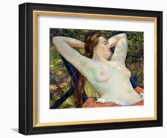 The Model's Siesta, 1920-Theo van Rysselberghe-Framed Giclee Print