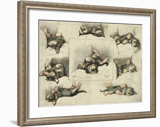 The Model-Cecil Aldin-Framed Premium Giclee Print