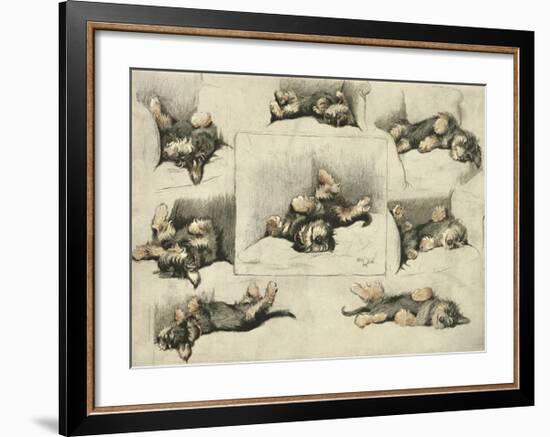 The Model-Cecil Aldin-Framed Premium Giclee Print