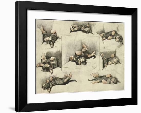 The Model-Cecil Aldin-Framed Premium Giclee Print