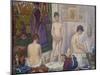 The Models (Les Poseuses). Second Version, 1888-Georges Seurat-Mounted Giclee Print