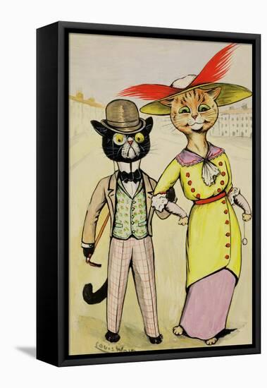 The Modern 'Arry and 'Arriet, 1913-Louis Wain-Framed Premier Image Canvas