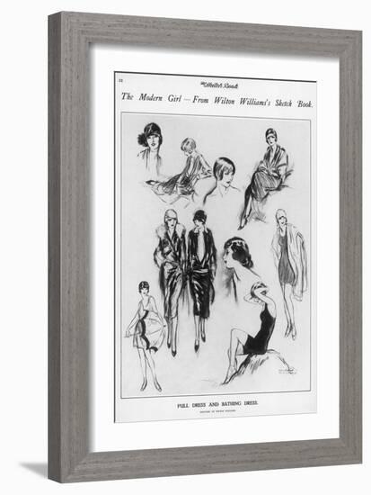 The Modern Girl-Wilton Williams-Framed Art Print