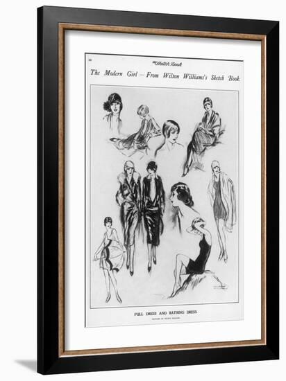 The Modern Girl-Wilton Williams-Framed Art Print