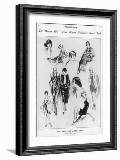 The Modern Girl-Wilton Williams-Framed Art Print