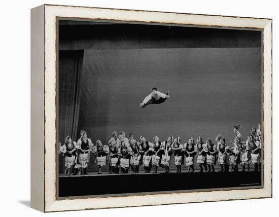 The Moiseyev Dancers, During a Performance at the Met. Opera House-Walter Sanders-Framed Premier Image Canvas