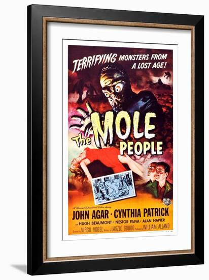 The Mole People-null-Framed Art Print