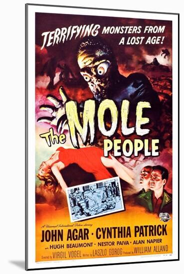 The Mole People-null-Mounted Art Print