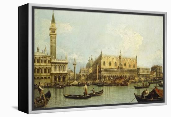 The Molo, Venice, from the Bacino di S. Marco-Canaletto Giovanni Antonio Canal-Framed Premier Image Canvas