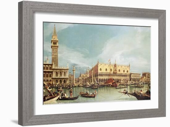 The Molo, Venice-Canaletto-Framed Giclee Print