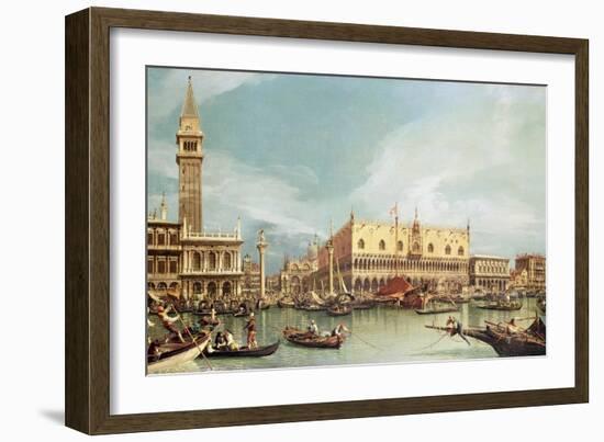 The Molo, Venice-Canaletto-Framed Giclee Print