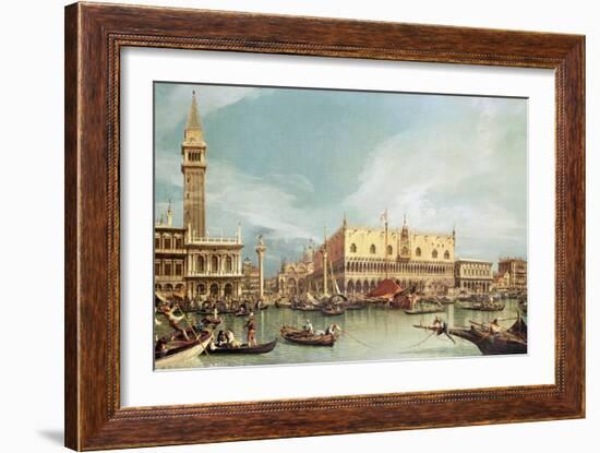The Molo, Venice-Canaletto-Framed Giclee Print