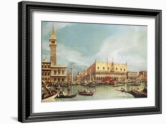 The Molo, Venice-Canaletto-Framed Giclee Print