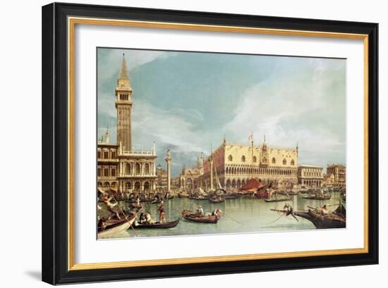 The Molo, Venice-Canaletto-Framed Giclee Print