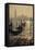 The Molo with Gondolas, View at Dawn Towards San Giorgio Maggiore-null-Framed Premier Image Canvas