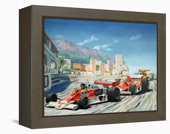 The Monaco Grand Prix-null-Framed Premier Image Canvas