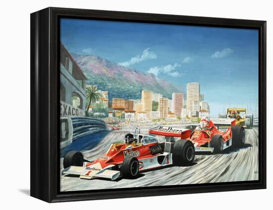 The Monaco Grand Prix-null-Framed Premier Image Canvas