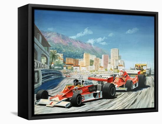 The Monaco Grand Prix-null-Framed Premier Image Canvas