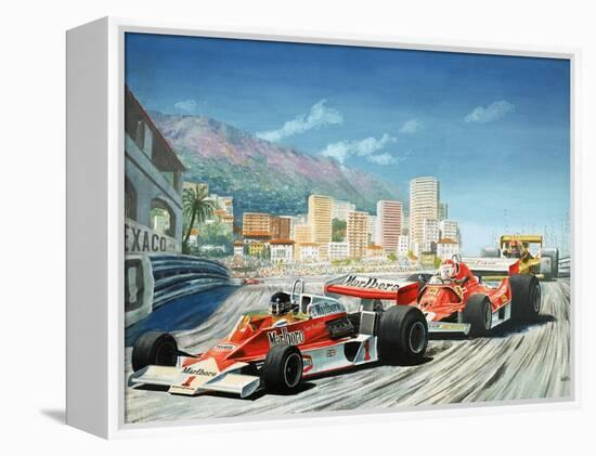 The Monaco Grand Prix-null-Framed Premier Image Canvas