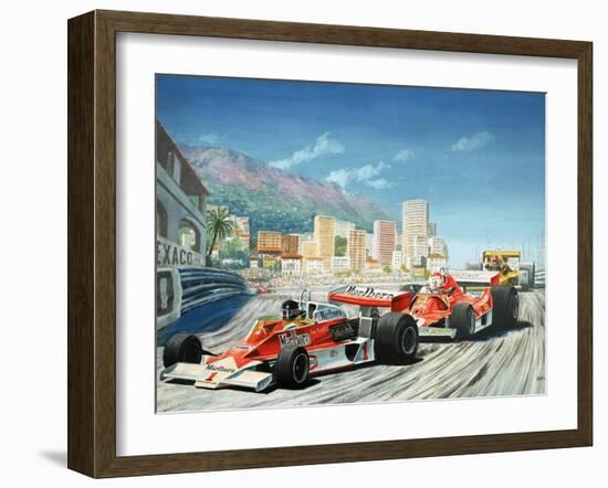 The Monaco Grand Prix-null-Framed Giclee Print