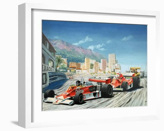 The Monaco Grand Prix-null-Framed Giclee Print