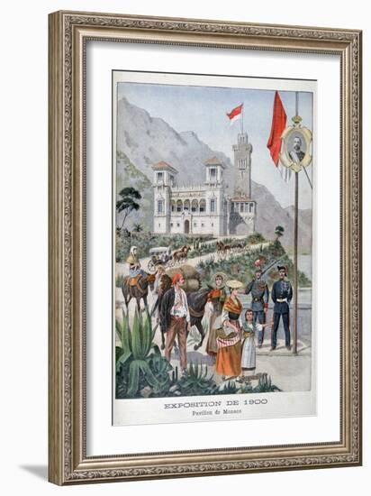 The Monaco Pavilion at the Universal Exhibition of 1900, Paris, 1900-null-Framed Giclee Print