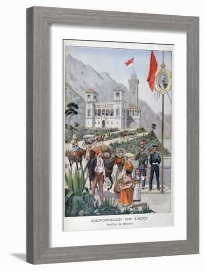 The Monaco Pavilion at the Universal Exhibition of 1900, Paris, 1900-null-Framed Giclee Print