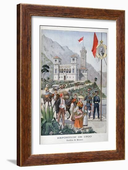 The Monaco Pavilion at the Universal Exhibition of 1900, Paris, 1900-null-Framed Giclee Print