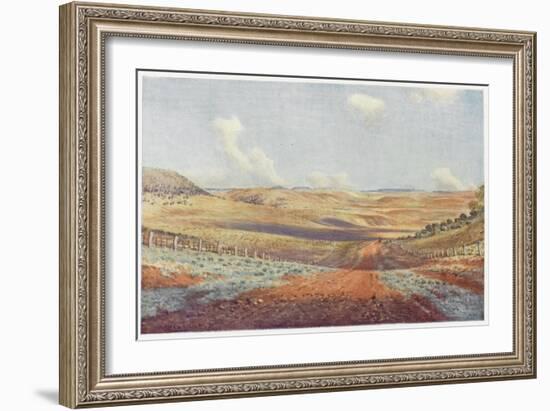 The Monaro Plains-Percy F.s. Spence-Framed Art Print