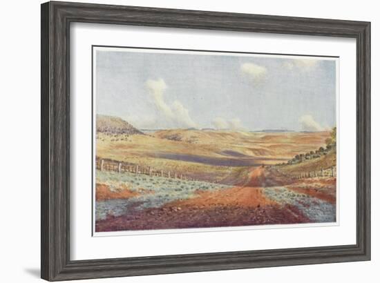 The Monaro Plains-Percy F.s. Spence-Framed Art Print