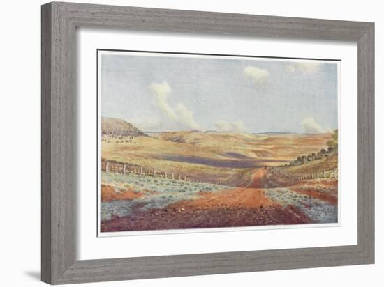 The Monaro Plains-Percy F.s. Spence-Framed Art Print