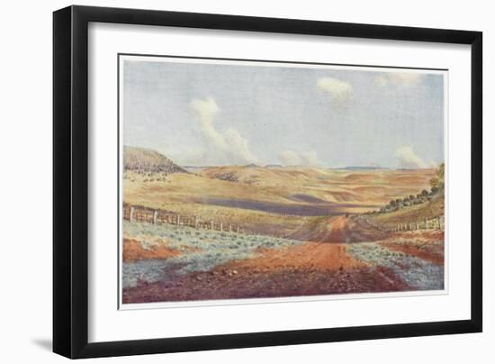 The Monaro Plains-Percy F.s. Spence-Framed Art Print