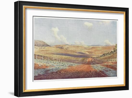 The Monaro Plains-Percy F.s. Spence-Framed Art Print