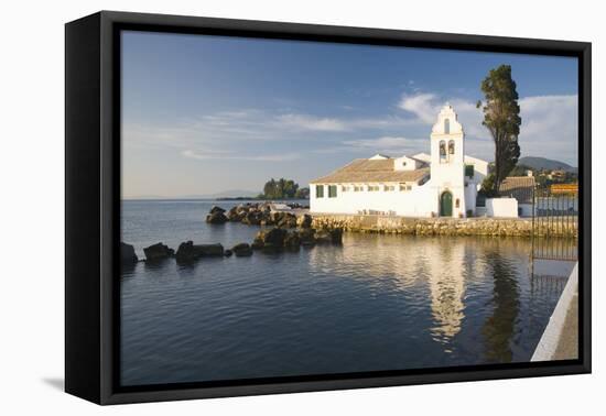 The Monastery of Panagia Vlacherna Reflected in Water-Ruth Tomlinson-Framed Premier Image Canvas
