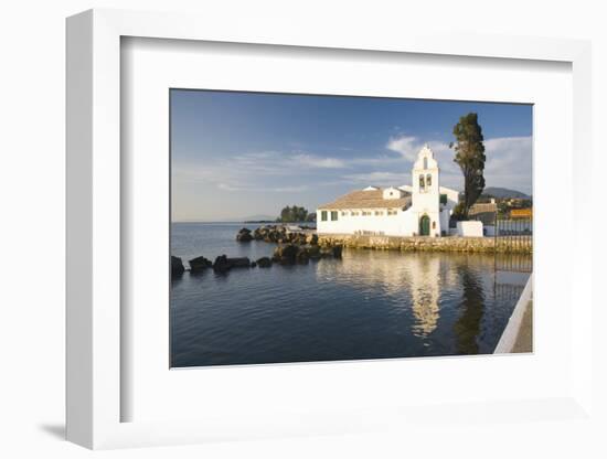 The Monastery of Panagia Vlacherna Reflected in Water-Ruth Tomlinson-Framed Photographic Print