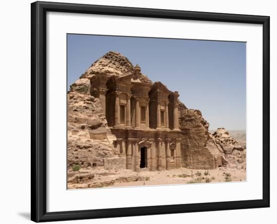 The Monastery, Petra, Unesco World Heritage Site, Wadi Musa (Mousa), Jordan, Middle East-Christian Kober-Framed Photographic Print