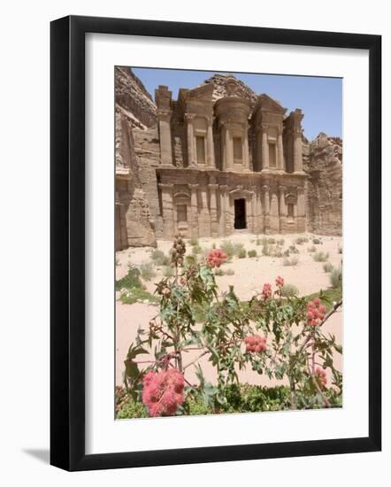 The Monastery, Petra, Unesco World Heritage Site, Wadi Musa (Mousa), Jordan, Middle East-Christian Kober-Framed Photographic Print