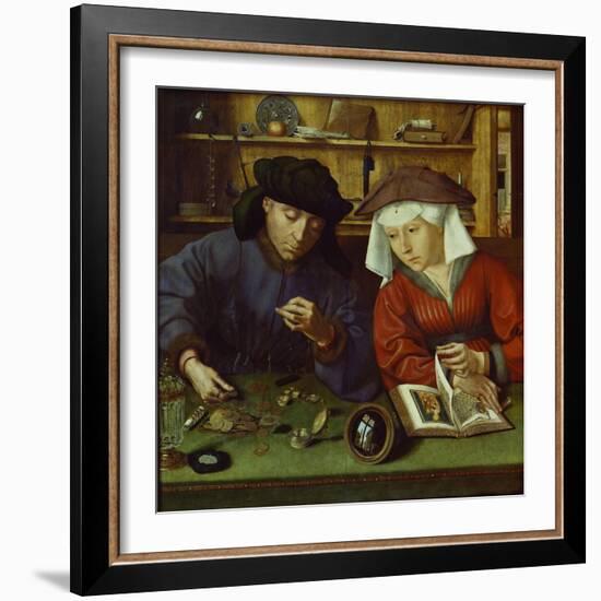 The Money Lender and His Wife, 1514-Rachel Ruysch-Framed Giclee Print