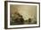 The 'Monitor' and the 'Merrimac', the First Fight Between Ironclads in 1862, Pub. by Louis Prang…-Julian Oliver Davidson-Framed Giclee Print