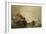 The 'Monitor' and the 'Merrimac', the First Fight Between Ironclads in 1862, Pub. by Louis Prang…-Julian Oliver Davidson-Framed Giclee Print